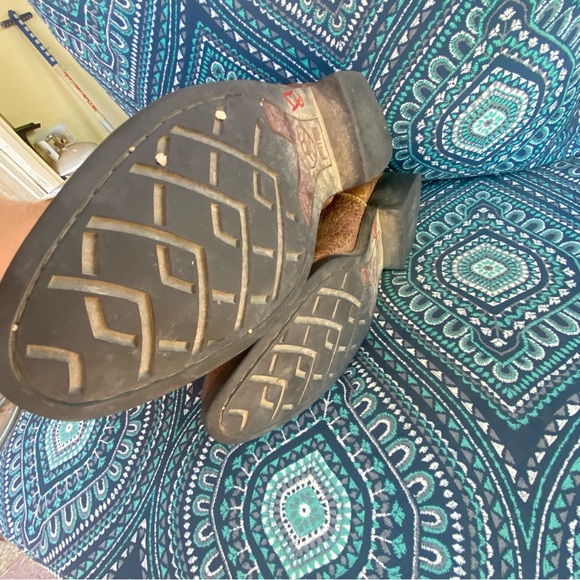 Ariat Boots Mens Rambler 10.5 wide Western Cowboy Brown Leather 34188 2064 Earth - Picture 10 of 10